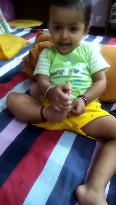 Little baby teasing her mother by calling her BIWI Funny video of Cute girl 