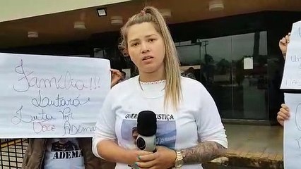 Sobrinha de José Ademar de Melo, assassinado em novembro de 2021, conversou com a CGN e deu mais detalhes sobre o protesto realizado no Fórum