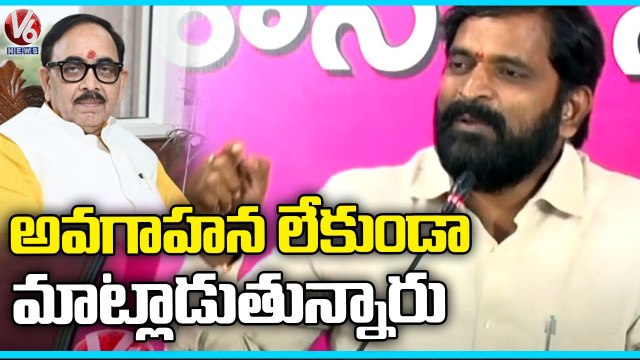 Minister Srinivas Goud Slams Union Minister Mahendra Nath Pandey | V6 News