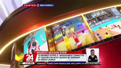 Mga performance at pasabog sa opening ceremony ng NCAA Season 98 sa Araneta Coliseum, dapat abangan | 24 Oras