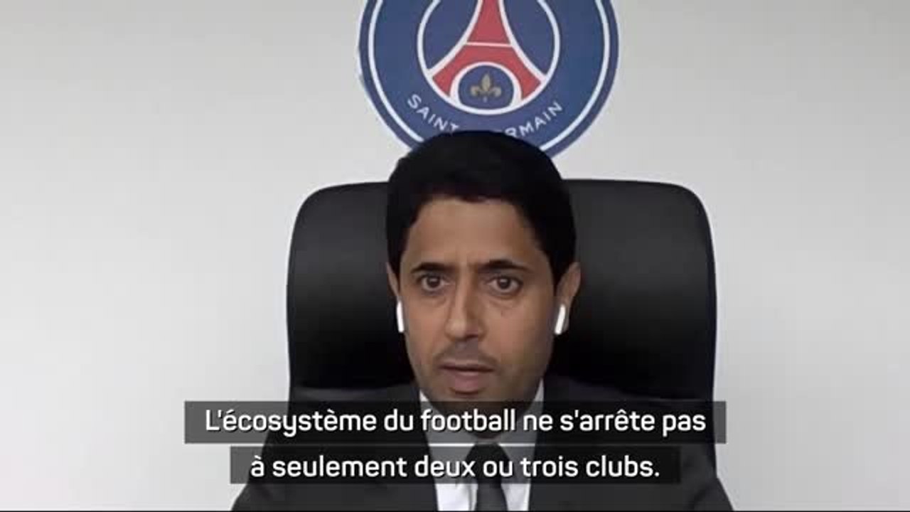 PSG - Al-Khelaïfi contre la Super Ligue : "Il faut respecter l'écosystème du football"