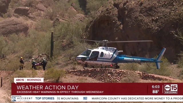 Phoenix hikings trails to be closed because of Excessive Heat Warning Monday