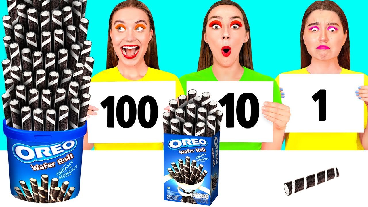 REAL FOOD VS CHOCOLATE FOOD CHALLENGE #2   Funny Pranks by DaRaDa Challenge