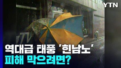 '매미·루사'보다 더 센 '힌남노'...피해 막으려면? / YTN