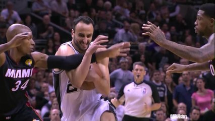 Great Manu Ginobili career dunks