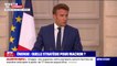 Gaz: Emmanuel Macron souhaite "accélérer notre transition le plus vite possible pour pouvoir nous en passer"
