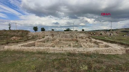 KARABÜK'TE ANTİK KENTTE SAĞLIK TANRISININ ADININ YAZILI OLDUĞU TAŞ BULUNDU