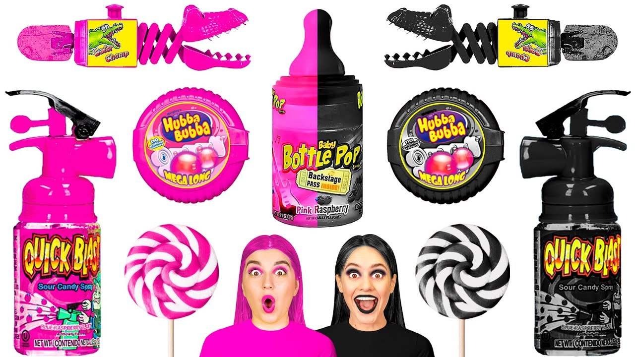 Rich vs Broke Food Chocolate Challenge #1   Epic Girls War with Chocolate Yummies DaRaDa Challenge