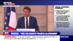 Emmanuel Macron dénonce un 