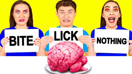 Bite, Lick or Nothing Challenge #5 by DaRaDa Challenge