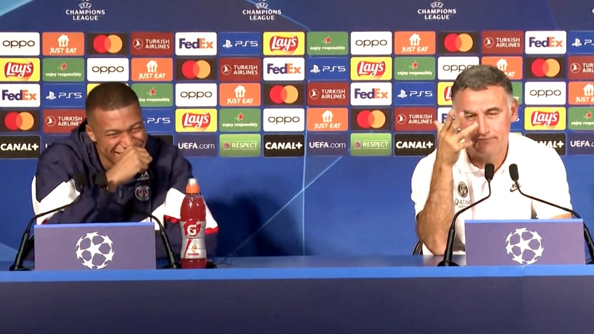 Mbappé et Galtier en conférence de presse avant PSG - Juventus - Vidéo  Dailymotion
