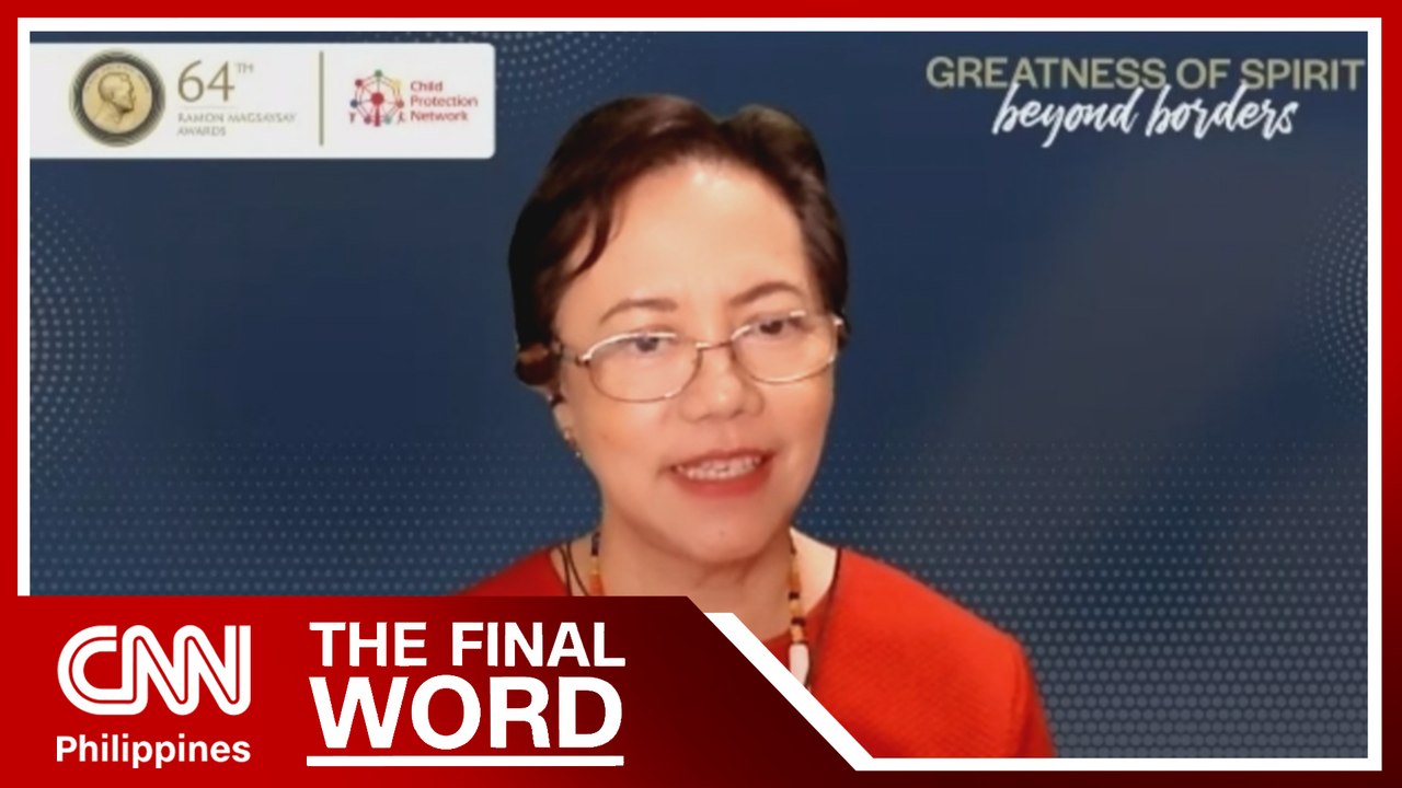 Filipina child rights advocate receives Ramon Magsaysay award | The Final Word