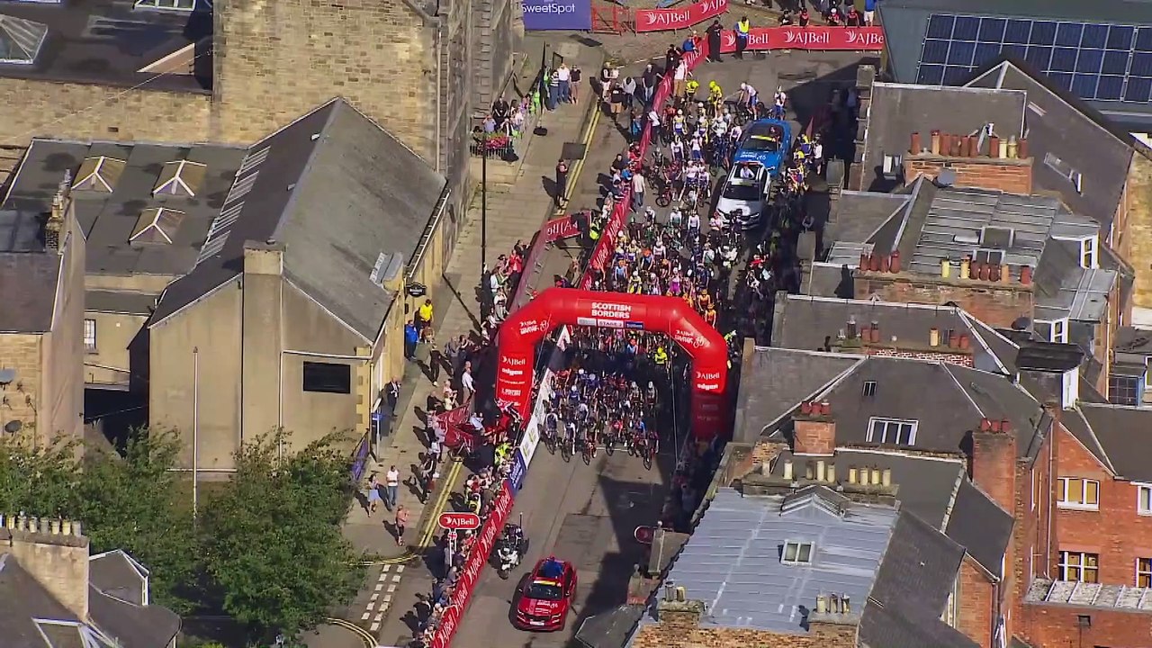 AJ Bell Tour of Britain 2022 | Stage two highlights | Hawick to Duns