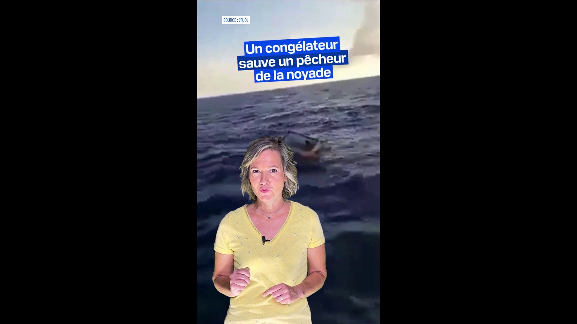 Un pêcheur brésilien sauvé de la noyade par son congélateur - Vidéo  Dailymotion