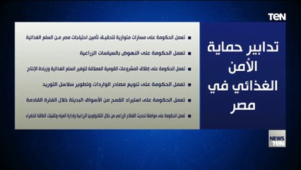 تدابير حماية الأمن الغذائي في مصر