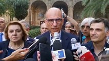 Doppia tappa in Sicilia per il segretario del Partito Democratico, Enrico Letta