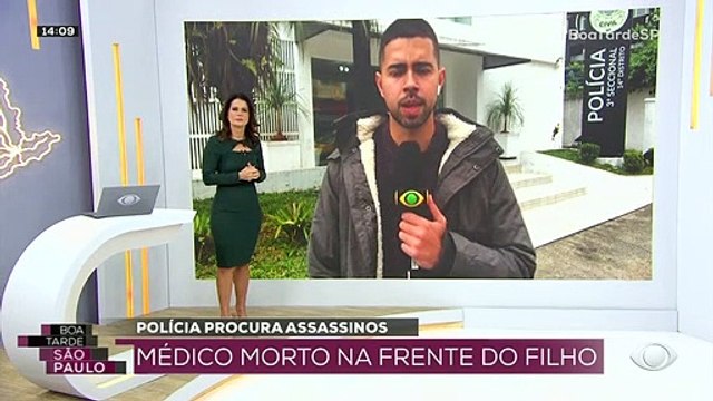Polícia procura por assassinos que mataram médico na frente do filho 05/09/2022 14:48:08