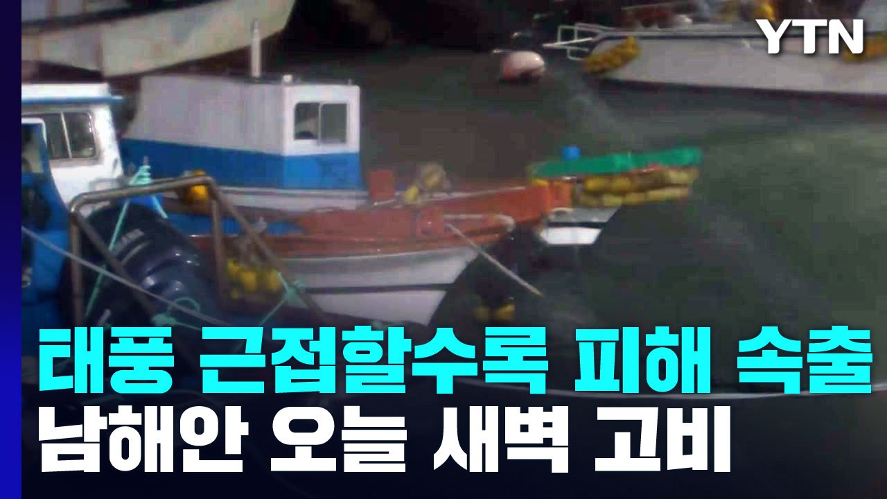 태풍 근접할수록 피해 속출...전남 남해안 오늘 새벽 고비 / YTN