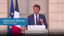 Macron rechaza el MidCat como solución a los problemas de suministro de gas