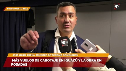 Más vuelos de cabotaje en Iguazú y la obra en Posadas