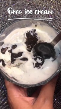 Oreo Ice cream with just 3 ingredients! _ how to make oreo ice cream at home in just 5 minutes _ 4k