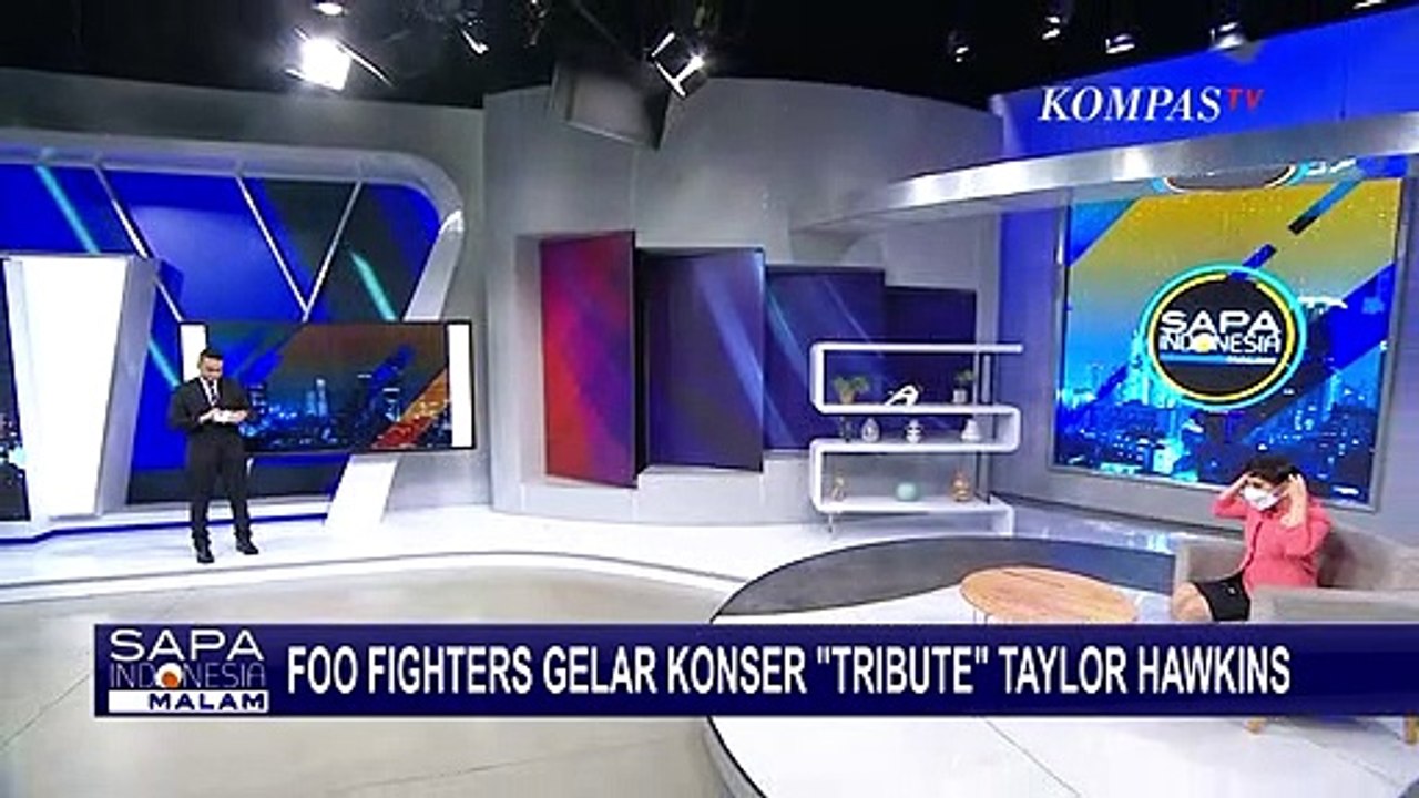 Foo Fighters Gelar Konser Tribute Taylor Hawkins