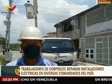 Aragua | Trabajadores de Corpoelec recuperan sistema de alumbrado público en 6 municipios