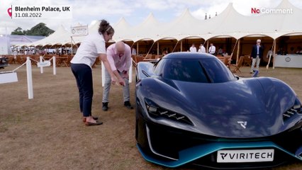 بدون تعليق: سيارات نادرة وفاخرة في معرض بالقصر التاريخي ببريطانيا