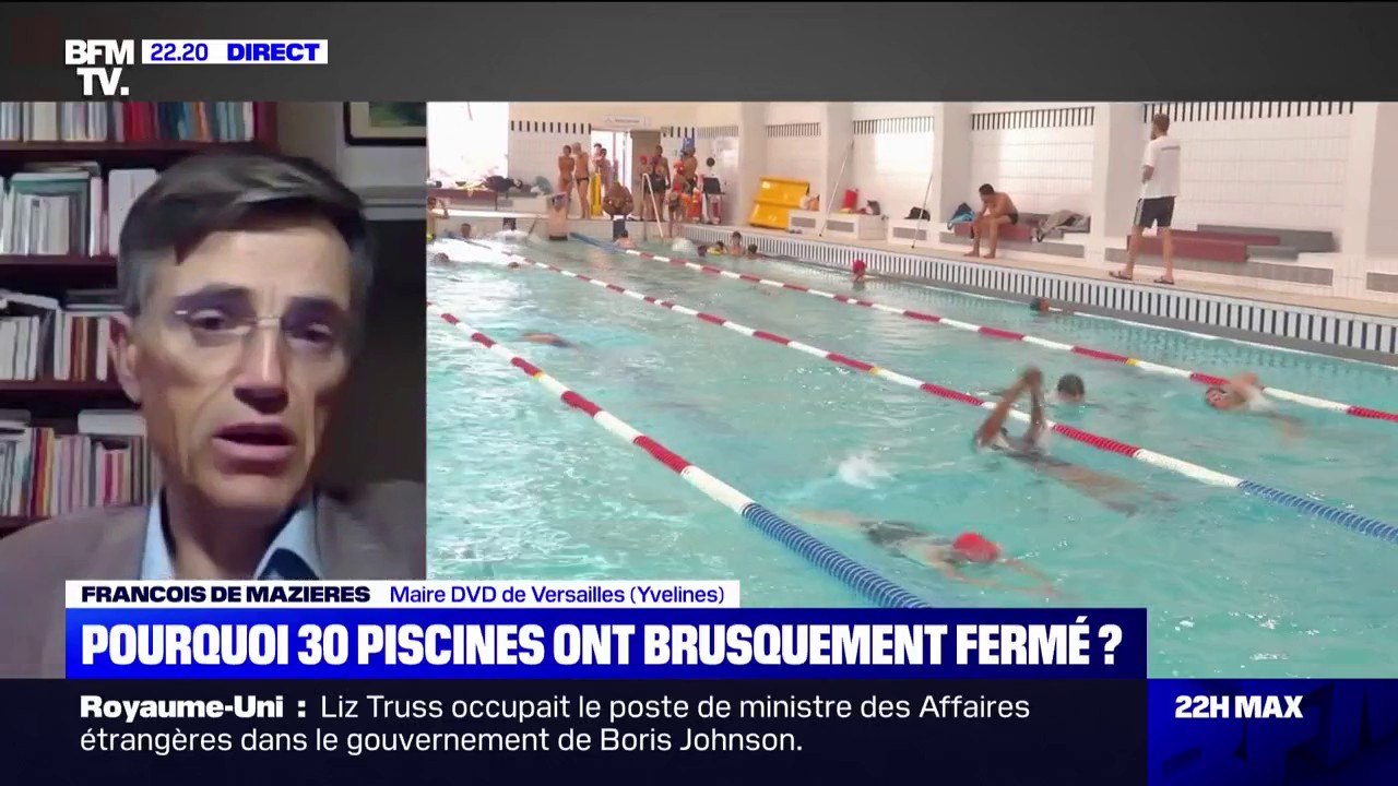 Fermeture de 30 piscines publiques: le maire de Versailles dénonce une "prise d'otage des piscines et des élus"