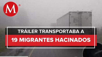 Video herunterladen: Aseguran tractocamión con 16 migrantes en Veracruz