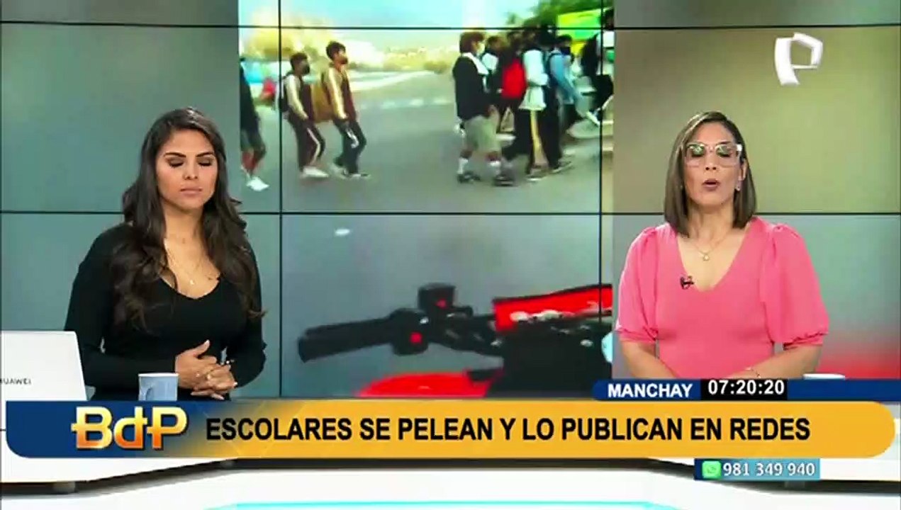 A puño limpio: escolares se pelean y suben el video a redes sociales