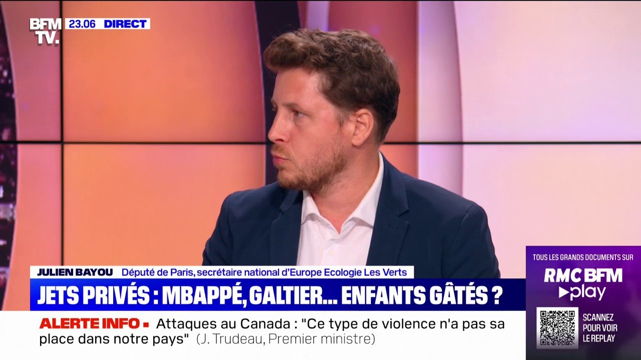 Julien Bayou: "Pendant que les gamins sont confinés dans les salles de classe, les avions peuvent encore décoller et atterrir"