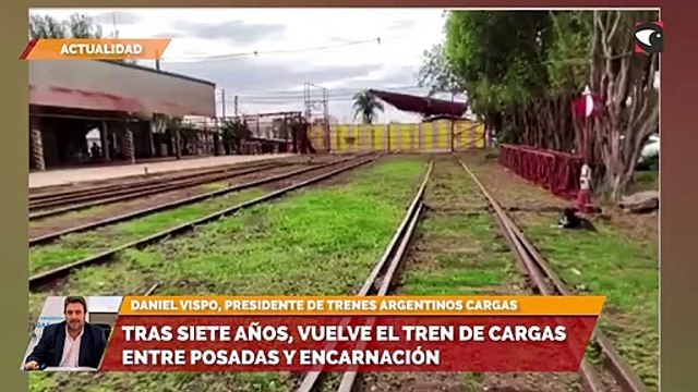 Tras siete años, vuelve el tren de cargas entre Posadas y Encarnación