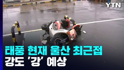 태풍 울산에 최근접...출근시간과 겹쳐 피해 우려 / YTN