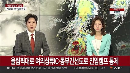 올림픽대로 여의상류IC·동부간선도로 진입램프 통제