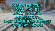 Forza Horizon 4 Barn Find #3 EXACT LOCATION WINTER ONLY Ranger Rover Land Rover Derwent Water(1)