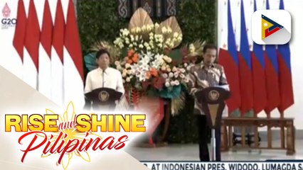 Pres. Marcos Jr. at Indonesian Pres. Widodo, lumagda sa ilang kasunduan kaugnay ng ekonomiya, kultura, at depensa