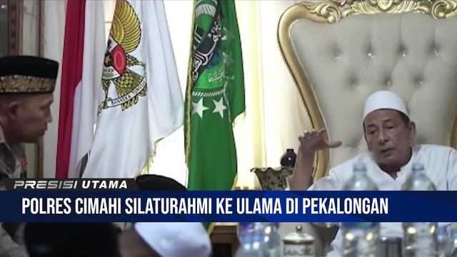 Kapolres Cimahi Ajak Ratusan Ulama Kota Cimahi & Kab. Bandung barat Silahturahmi ke Kediaman Anggota Wantimpres