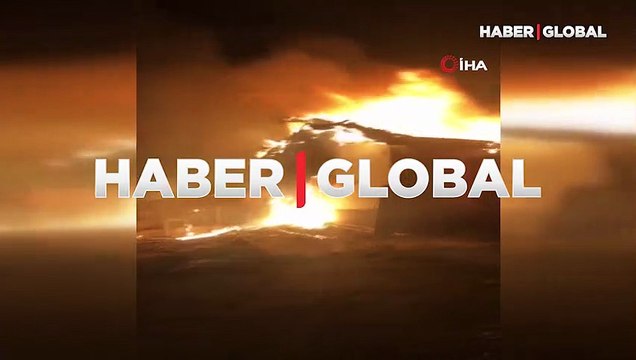 Alevlere teslim oldu! Kısa sürede yanarak kül oldu