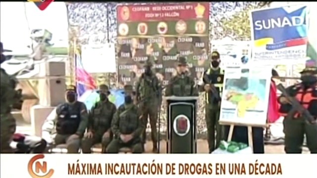Venezuela ha incautado 36,5 toneladas de droga en 2022