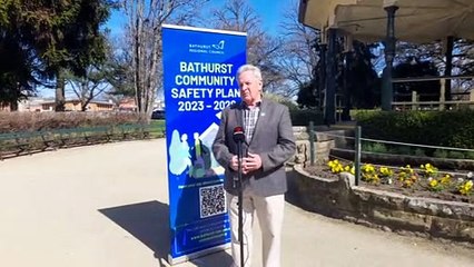 Mayor Robert Taylor talks about the importance of the Bathurst Community Safety Plan | September 6, 2022 | ACM