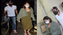 Pregnant Alia Bhatt and Ranbir Kapoor get clicked at the special screening of Brahmastra