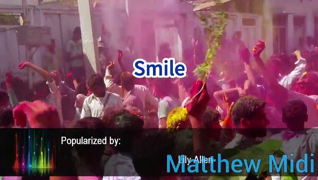 Lily Allen - Smile (Karaoke/Instrumental)