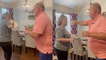 Dad shows mom NO MERCY while participating in the viral Tortilla Slap challenge