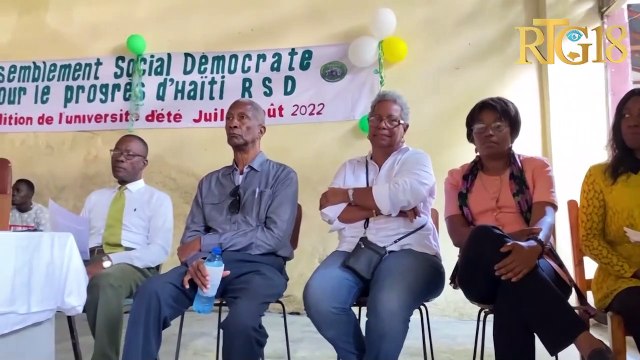 Dirijan pati Rasanbleman Sosyal Demokrat RSD klotire ''4èm Edisyon Inivèsite Ete''.