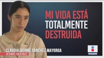 Mi vida está destruida: Claudia Sánchez tras cumplir nueve años en prisión preventiva oficiosa