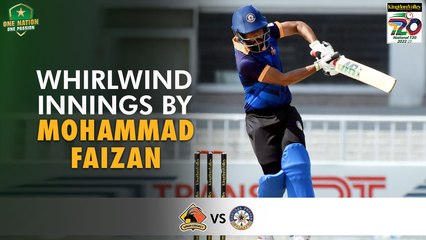 Whirlwind Innings By Mohammad Faizan | Central Punjab vs Sindh | Match 13 | National T20 2022 | PCB | MS2T