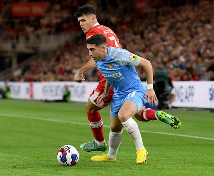 Joe Nicholson discusses Sunderland's 1-0 loss to Middlesbrough at the Riverside Stadium in the Championship