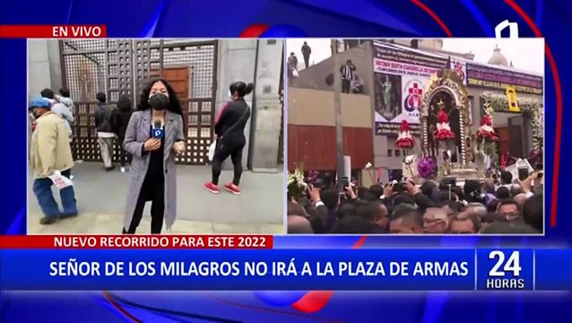 Señor de los Milagros: por primera vez en 350 años recorrido no llegará hasta la Plaza de Armas