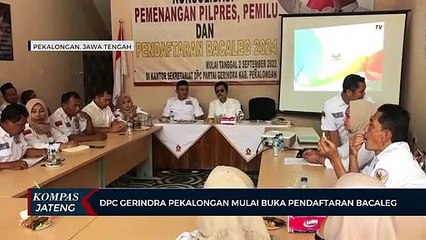 DPC Gerindra Pekalongan Mulai Buka Pendaftaran Bacaleg